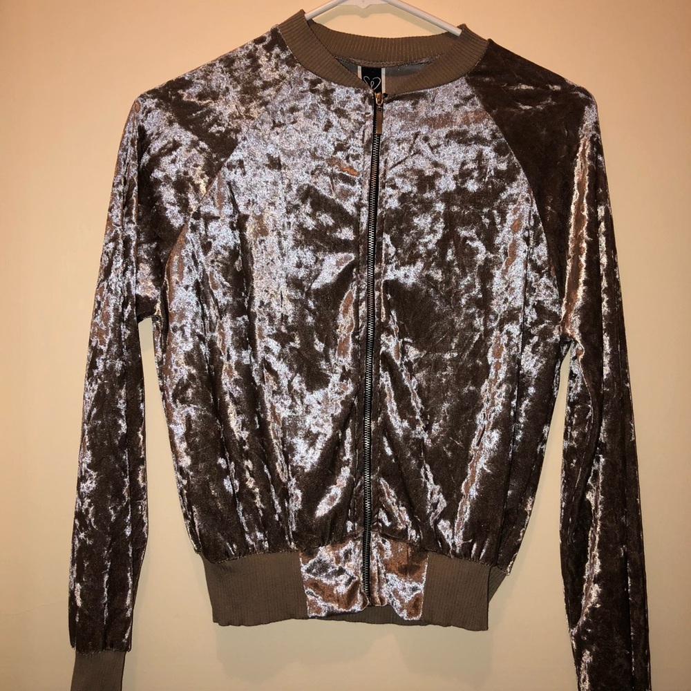 Suede sweater
